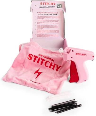 The Original Stitchy Quick Clothing Fix Tool with 1000 Stitches and Travel Bag
