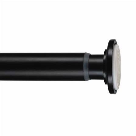 Shower Curtain Rod Tension Pole - Black