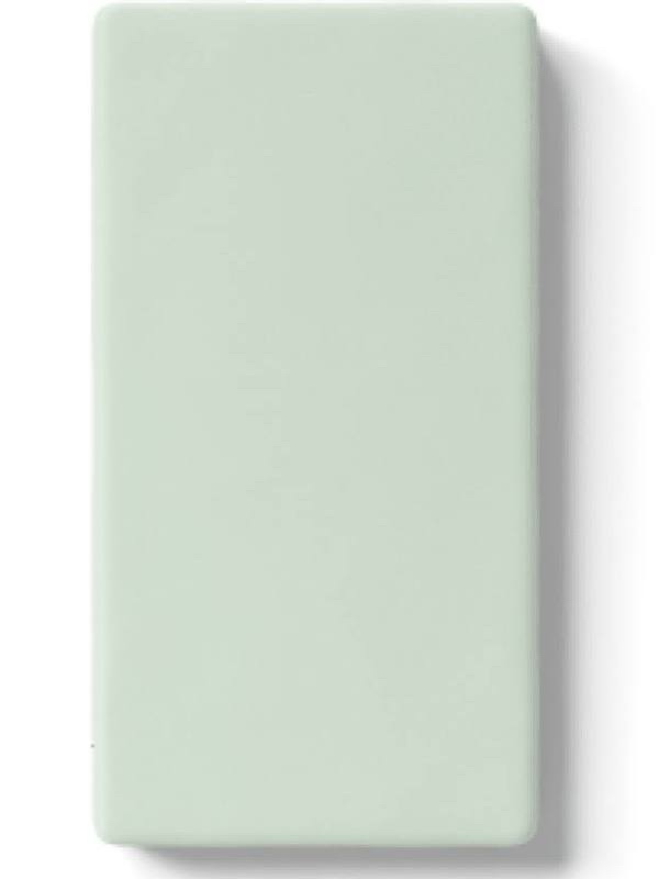 Bioweaves Organic Cotton Bassinet Fitted Sheet - Hint of Mint