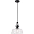 Vaxcel Beloit 1L Pendant Light in Matte Black