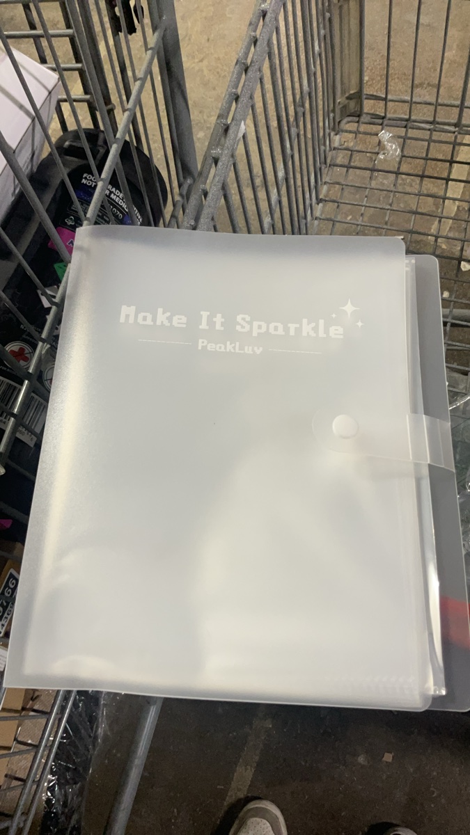 PeakLuv Make It Sparkle Photo and Document Storage Binder