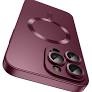 LEKEVO Magnetic Phone Case for iPhone 16 Plus - Burgundy