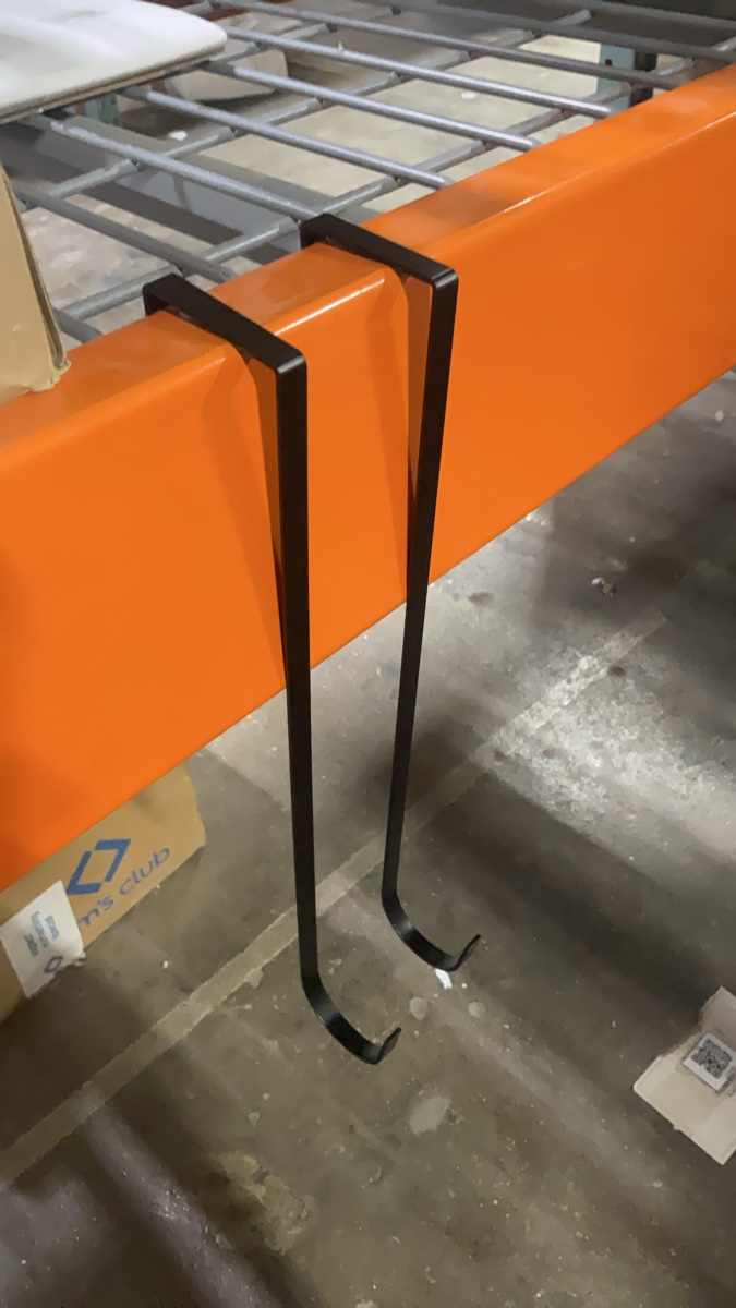Set of Metal Over-the-Cabinet Hooks