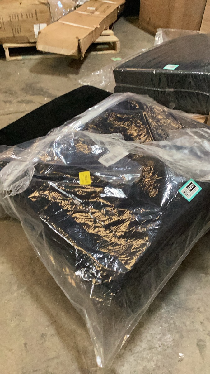2 pc Black couch cushion replacement