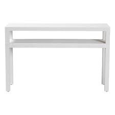 Gale White Console Table