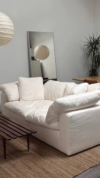 CLOUD-Sofa- Left Seat Frame + Left Back + Legs + Hardware