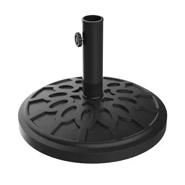 Imel Pure Garden 9 Ft Half Umbrella and 20lb Base