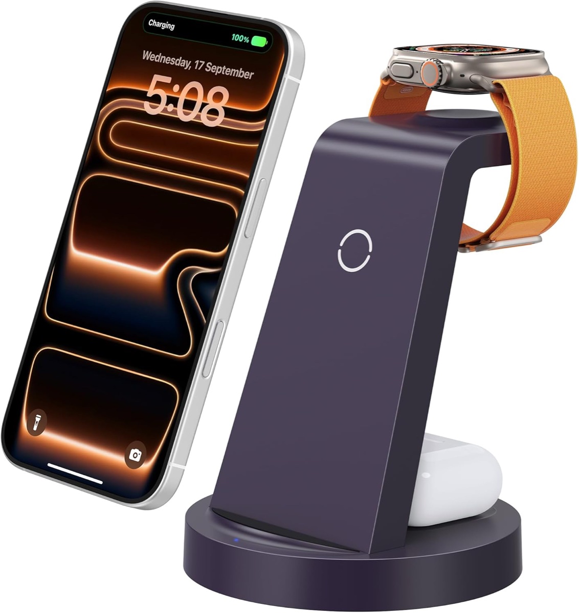 Unbranded CW350 3-in-1 Wireless Charging Station