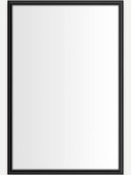 24x30in Medicine Cabinet Black