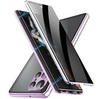 Privacy Magnetic Case for Samsung Galaxy S24 Ultra with Anti-Spy Screen Protector