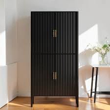Modern Fluted Wine Cabinet