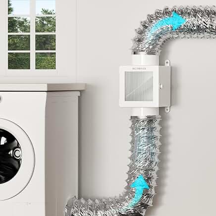 Casa DHG Dryer Duct Lint Trap Indoor Dryer Vent Kit