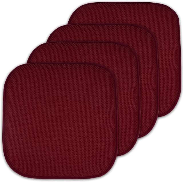 1 Reversible Textured Chair Pad Cushion
