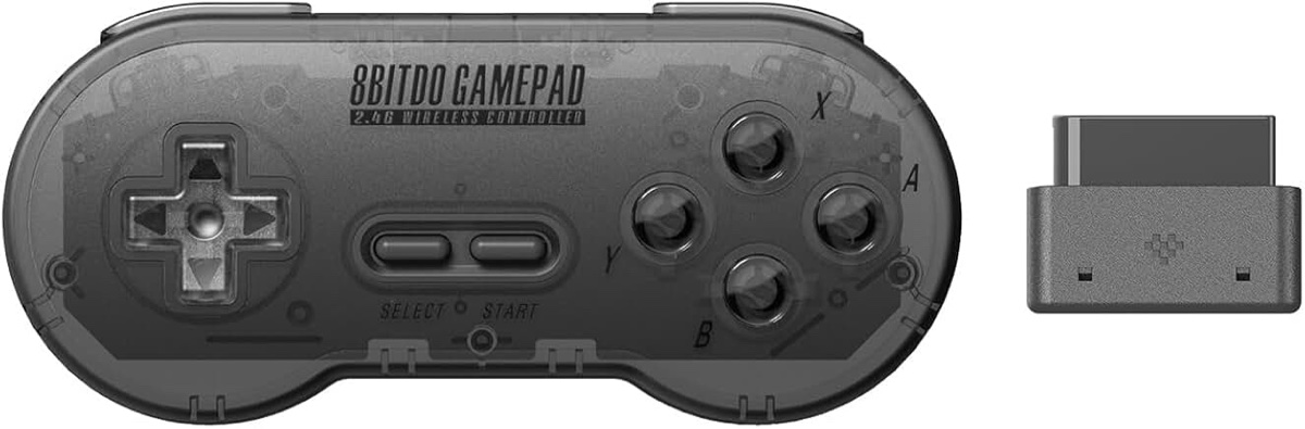 8BitDo SN30 2.4G Wireless Gamepad + Receiver for original SNES & SFC