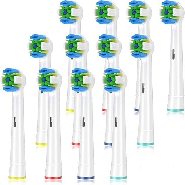 Toothbrush Replacement Heads 12 Pack, Compatible Replacement Bristles