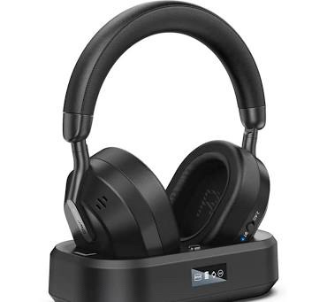 ISWILTECH KH136K Wireless Headphones & Transmitter Base