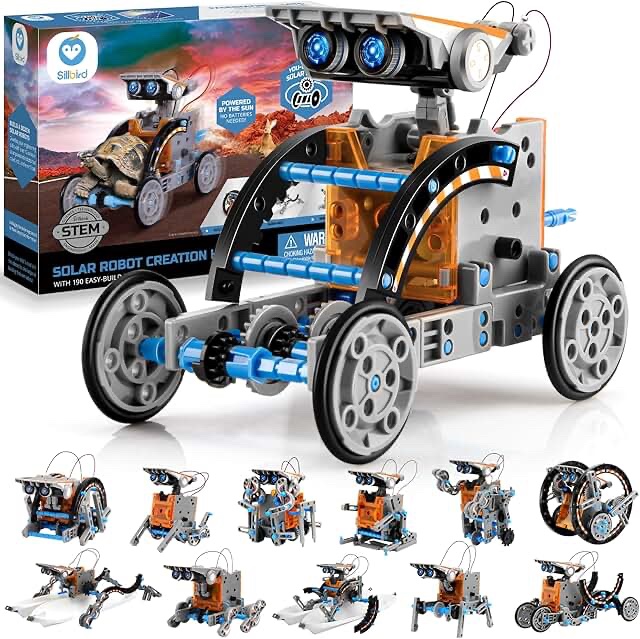 Sillbird 12-in-1 Solar Robot Kit