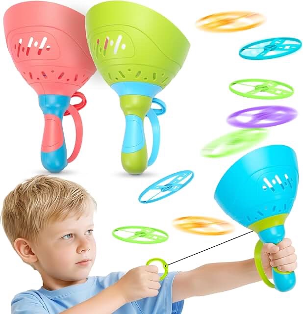 Birebebys Manual Capture Game Flying Disc Toy