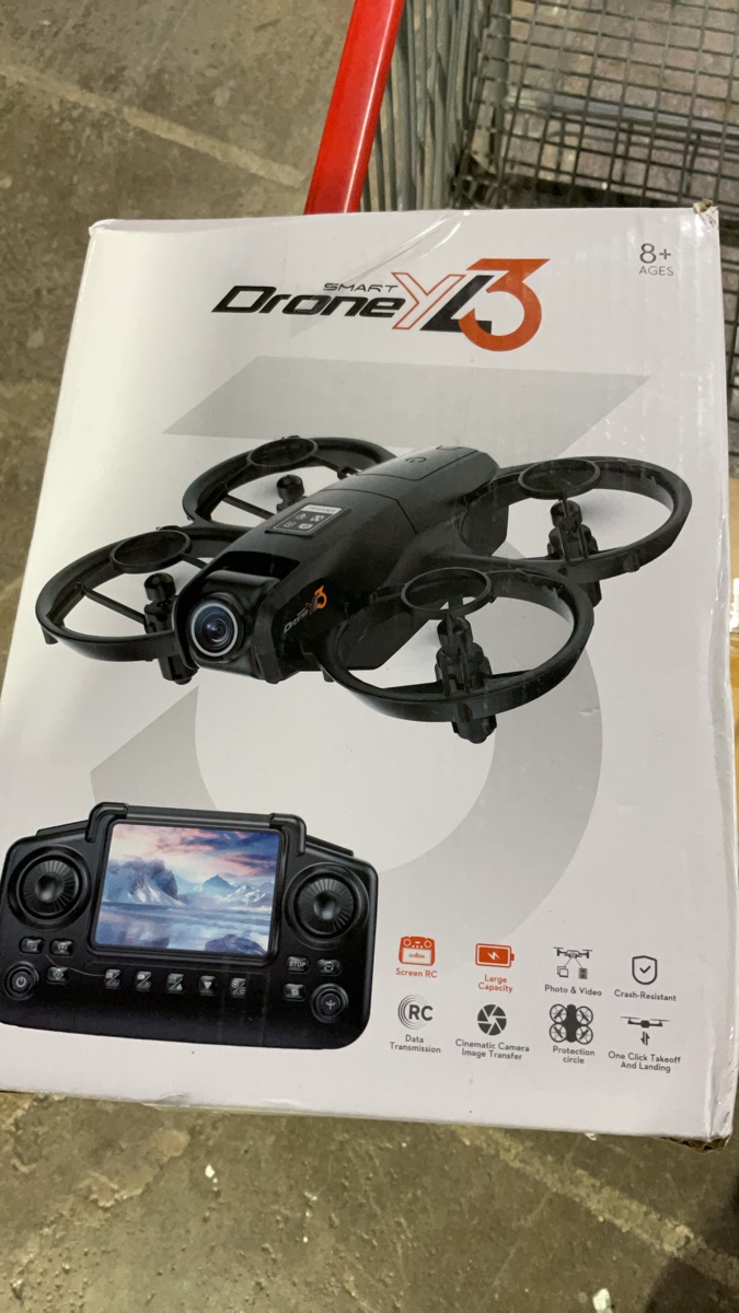 ikaufen YL3 Mini Drone with Dual Camera and Screen Remote Control