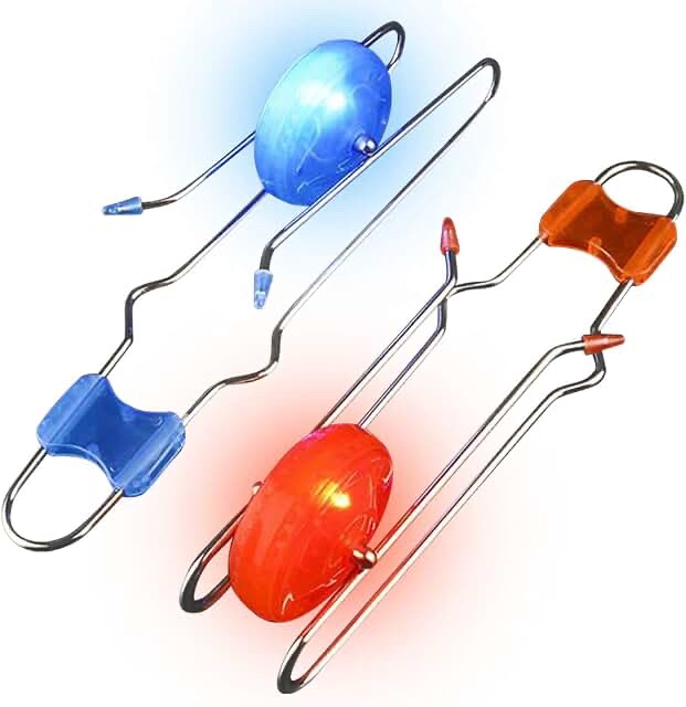 ArtCreativity Retro Light Up Gyro Wheels (Set of 2)