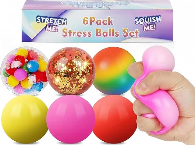 Only 4 Stress Balls 6-Piece Set