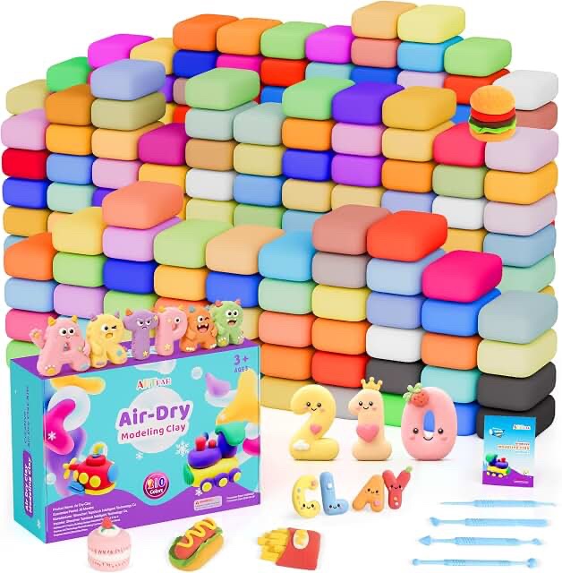 ARTPAR Air-Dry Modeling Clay 90 Colors