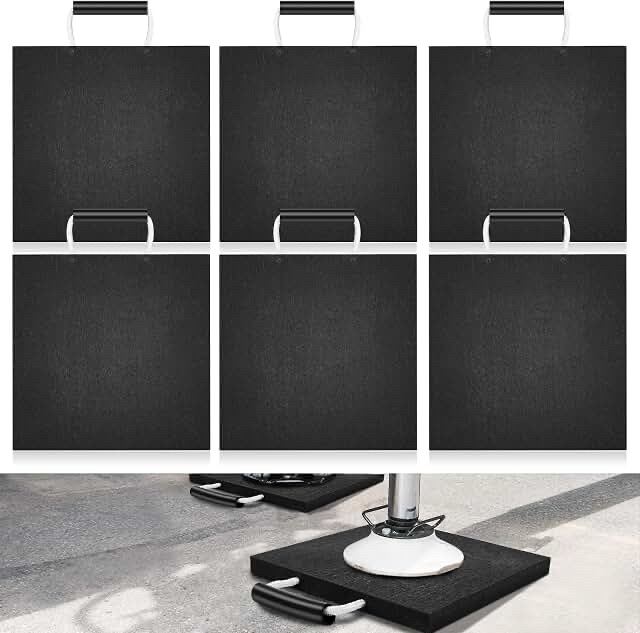 Drydiet 4 Piece RV Jack Block Pads (12 x 12 x 1 Inches)