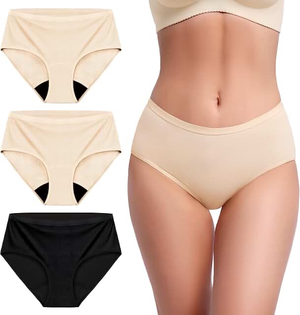 Reelindry Dry & Secure Underwear 3-Pack, Size Medium