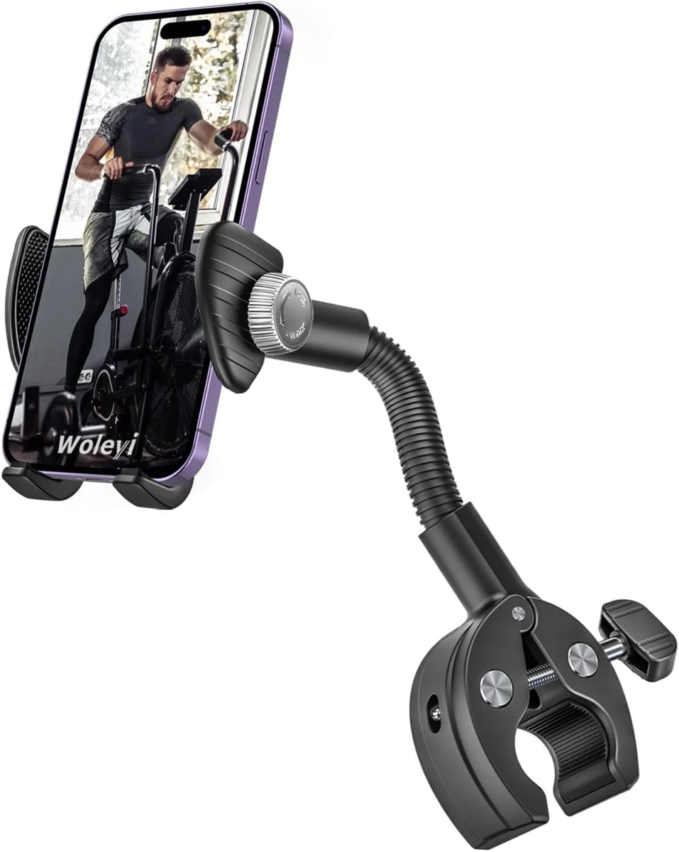 Spin Bike / Treadmill Phone Clamp Holder