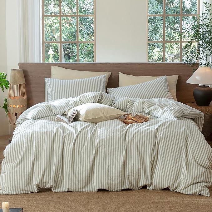 KING SIZE Moomee Striped Bedding/Duvet Cover