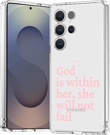 Fashion Case for Samsung Galaxy S25 Ultra with Religious Quote Design