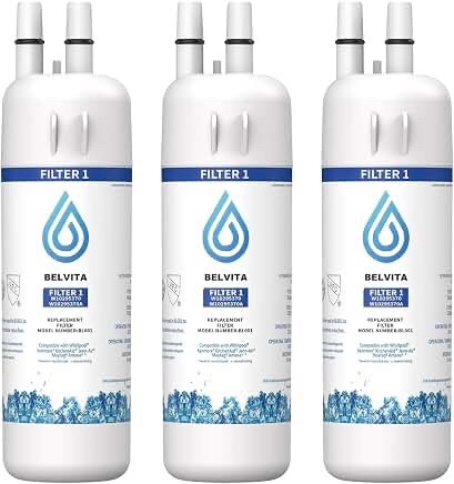 BELVITA Refrigerator Water Filter 3 Pack