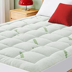 LIANLAM Bamboo Breathable Mattress Topper - Full Size (54" x 75")