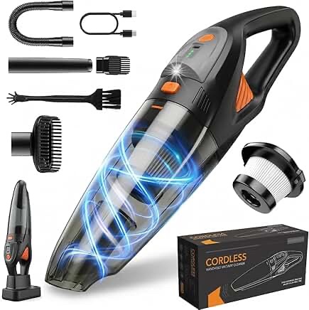 Generic Cordless Handheld Vacuum Cleaner with LED Light