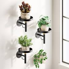 Wall Plant Holder Wall-Mounted Floating Plant Shelves