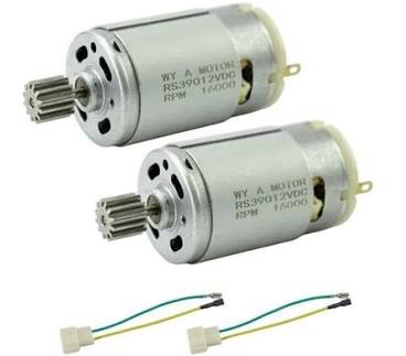 Electric Ride-On Toy Replacement Motor Set (12V DC)