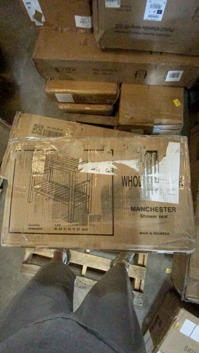 Manchester Shower Seat 24 in. x 13 in. x 23 in.