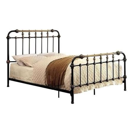Arched Ball-Finial Steel Tube Bed