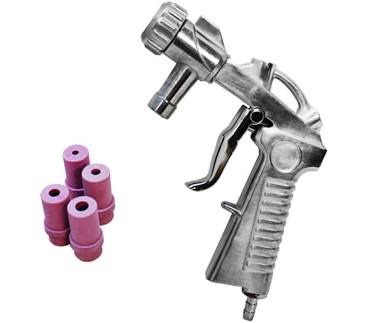 (One tip only)Pneumatic Handheld Siphon Sandblasting Gun