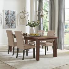 Dining Table & Chair Set - Rustic Brown