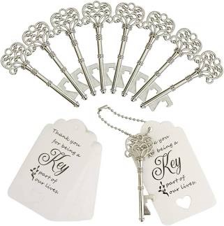 WODEGIFT Skeleton Key Bottle Opener Party Favors