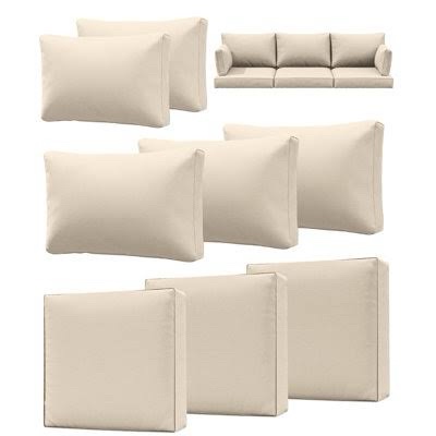 Furniture Replacement Set FRS-QHKT006BRWT Brown/Beige