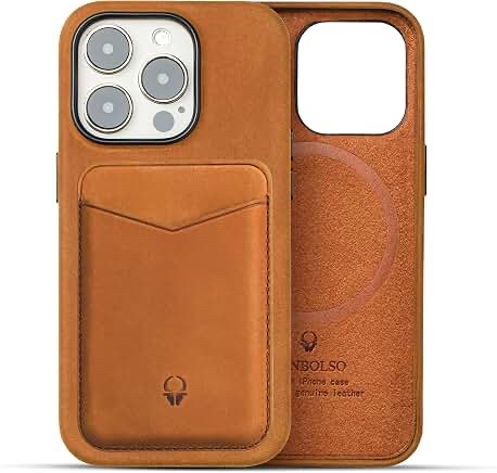 Donbolso iPhone 14 Pro Max Case + Wallet Bundle Vintage Brown