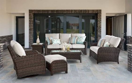 Wicker Furniture Set Component - Model FRS-QHKT005BRWT