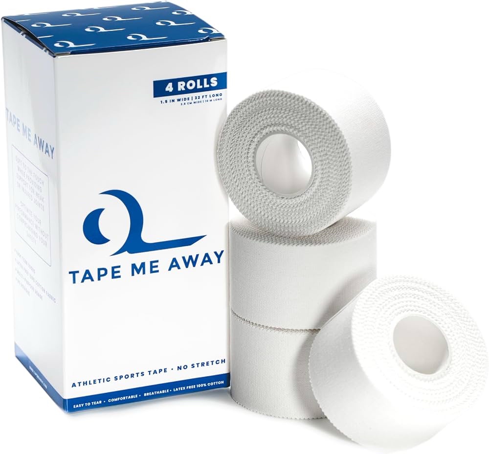 TAPE ME AWAY Athletic Sports Tape, 4-Pack