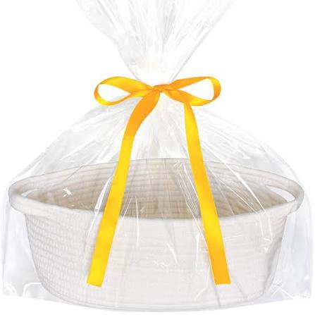 (Missing ribbon)ABenkle Small Woven Gift Box with Ribbon