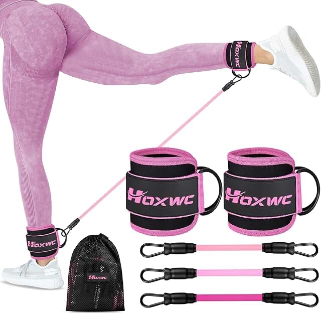 Hoxwc Resistance Band Set with Mesh Carry Bag