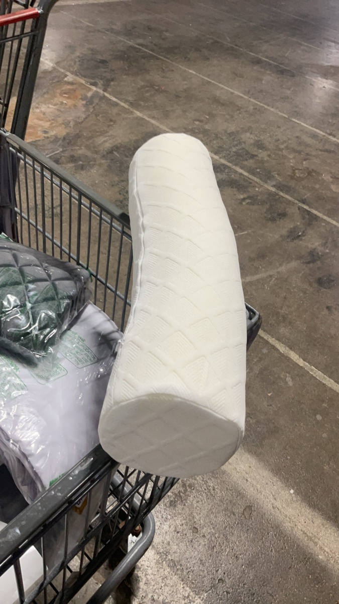 Cylindrical Memory Foam Bolster Pillow
