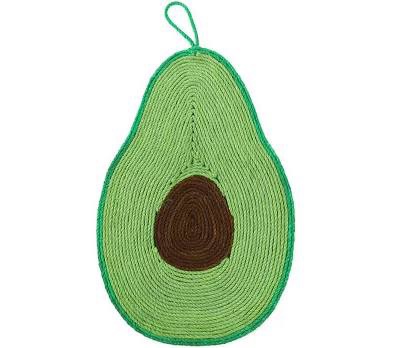 Maasechs Avocado Shape Rabbit Scratching Pad and Bed Play Toy