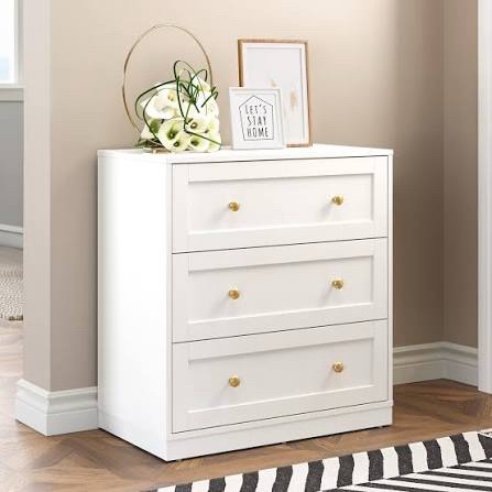 Generic 3-Drawer Dresser - 86x40x78 cm